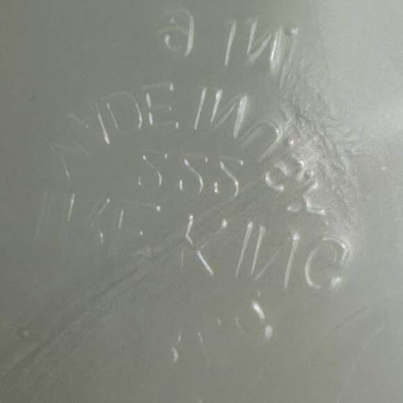 Anchor Hocking "Fire King" Peach Luster Pie Dishes & Nesting Bowl Set of 3 USA - Picture 4 of 9